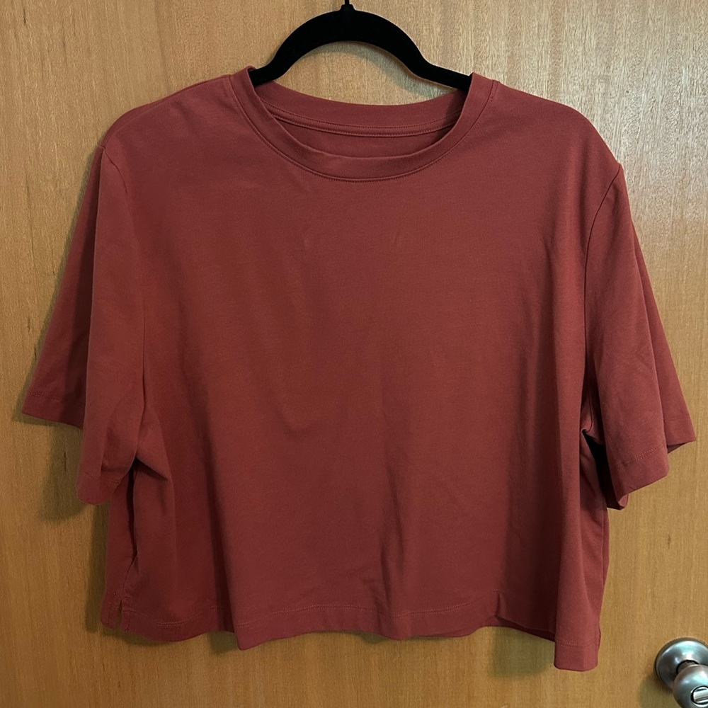 A New Day Casual Pink Women's Top Cropped
